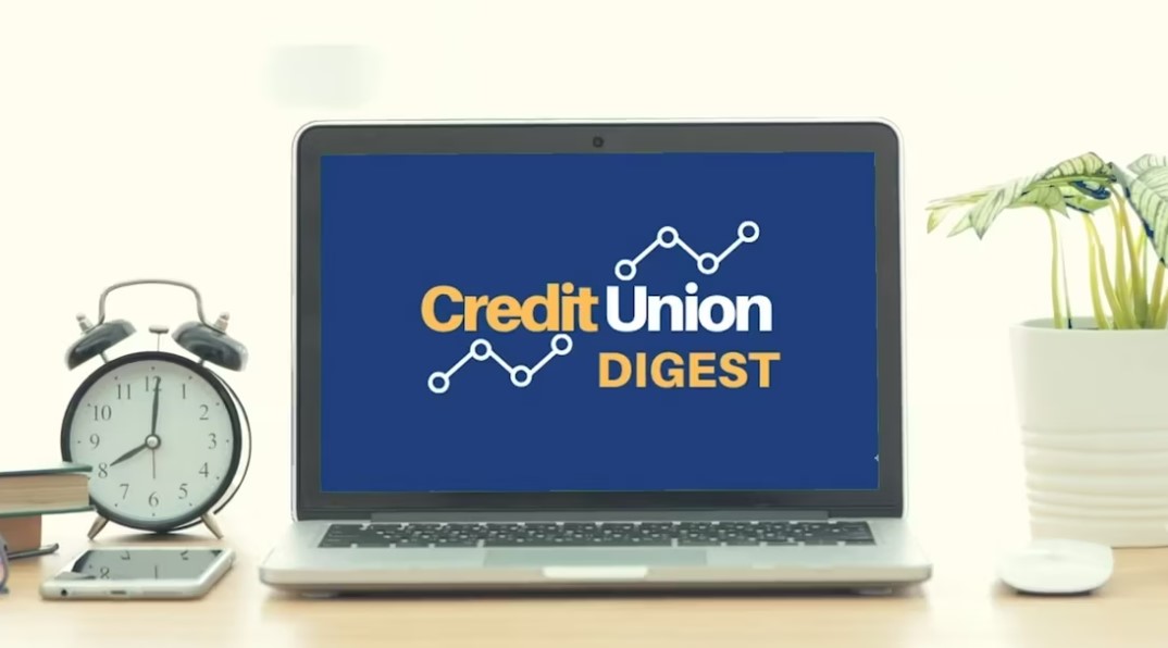 Credit Union Digest logo on computer screen