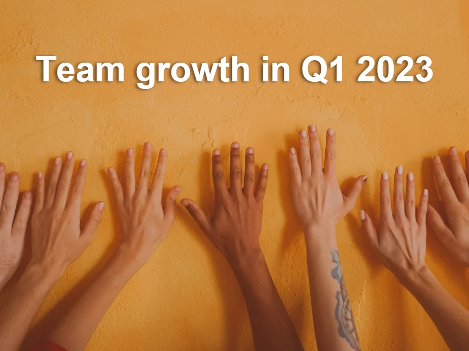 Team growth in Q1 2023